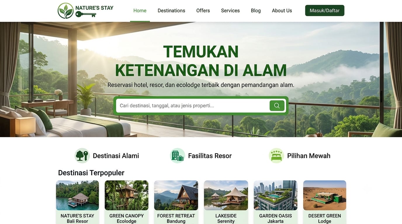 StayEase: Sistem Reservasi Hotel Berbasis Web