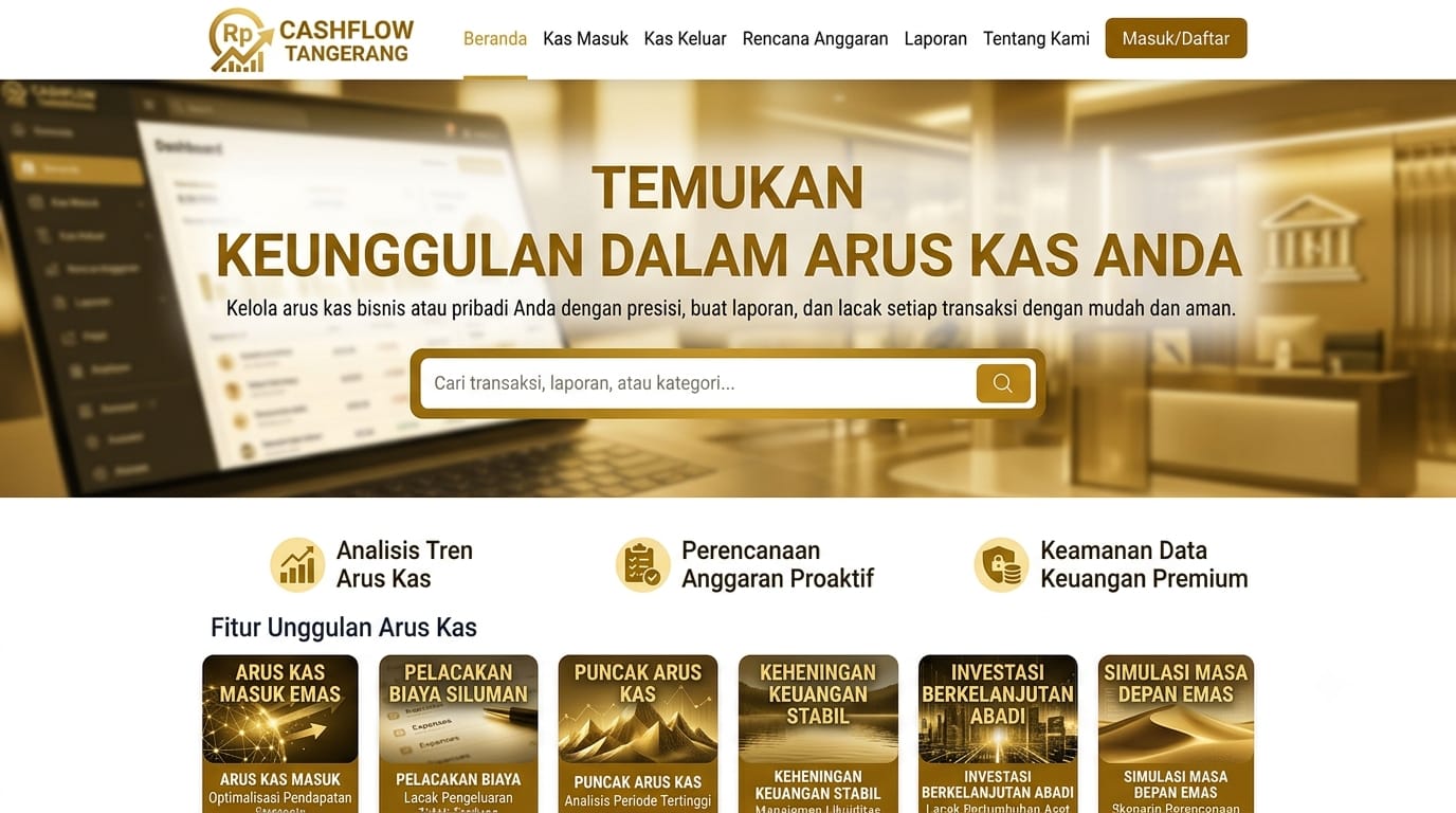CashFlow: Sistem Manajemen Keuangan Pribadi Berbasis Web